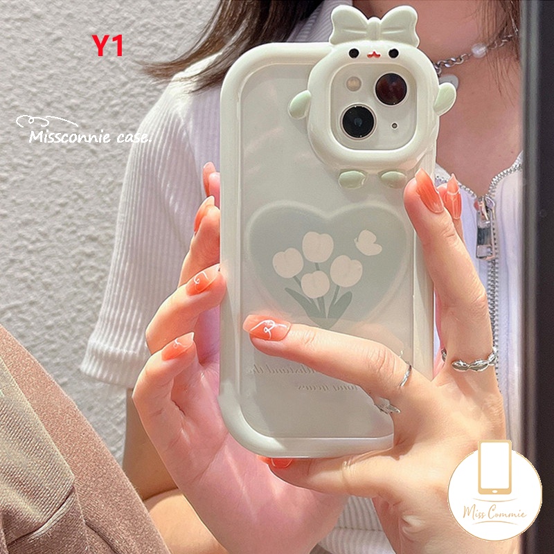 Soft Case Desain Bunga Hati 3D Untuk OPPO A57 A17 A16 A12 A15 A95 A16K A5s A77s A94 A54 A96 A76 A17K A3s A55 A74 A16E A53 A52 A9Z 5F 736 Cover Penutup Mesin Cuci