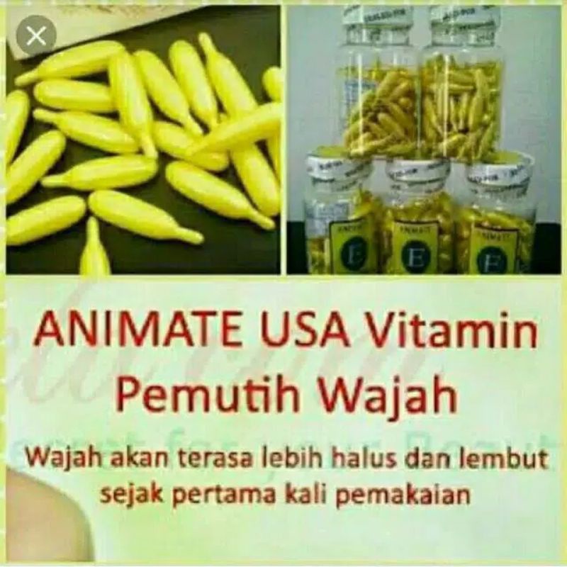 (ECER)SERUM ANIMATE/VITAMIN PEMUTIH WAJAH