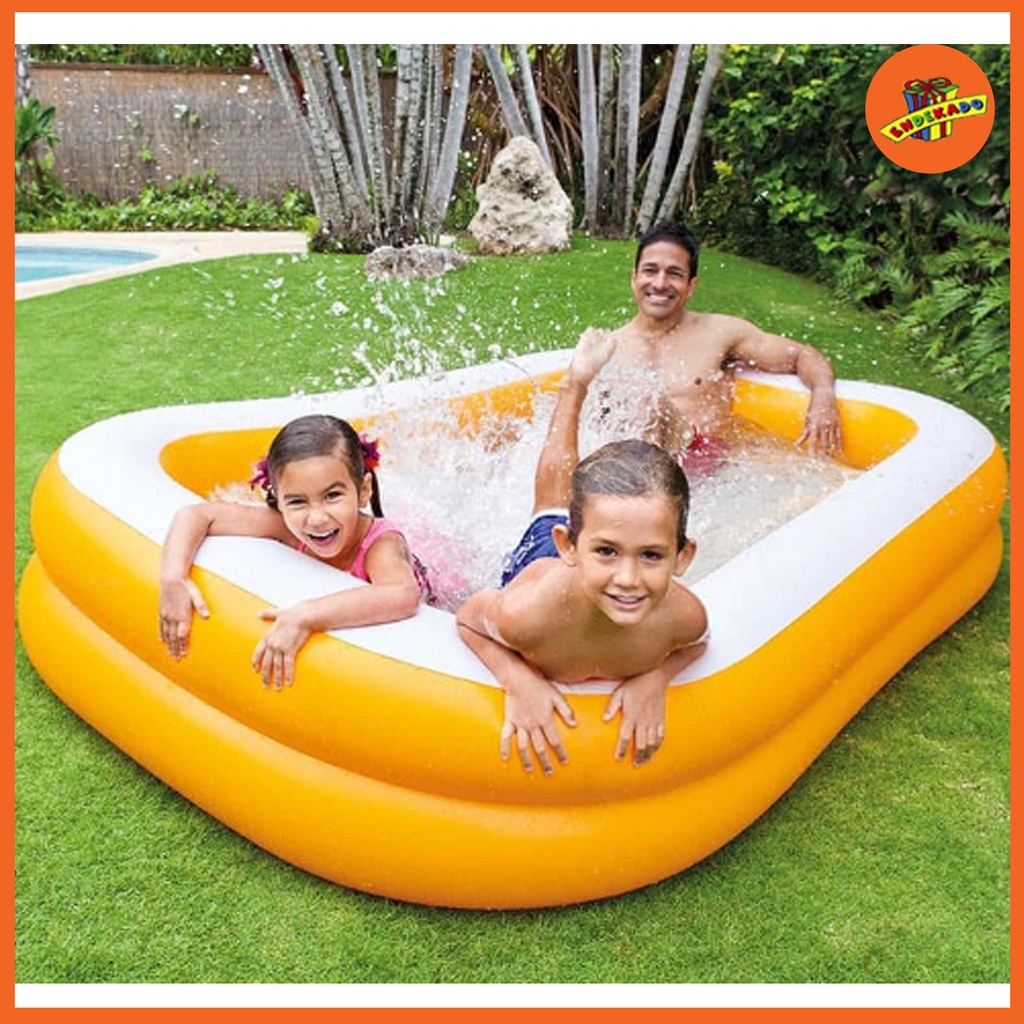 INTEX Kolam Renang Karet Mandarine Swim Center 57181 - Kolam Karet