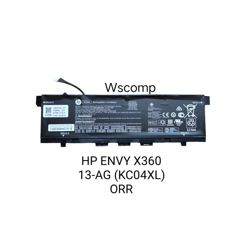 HP BATTERY Laptop Envy X360 13-AG ( KC04XL )13M-AQ 13-AR 13-AH 13-AQ 13-Ah0051wm 13-Ag0001la HSTNN-D