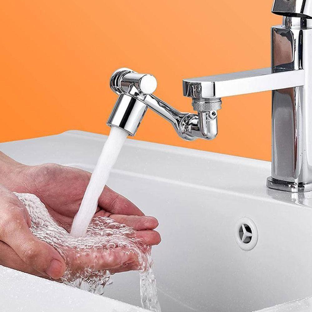 [Elegan] Kran Putar Rotatable1080°Rotasi Wastafel Wide Angle Nozzle Splash Filter Keran Aerator