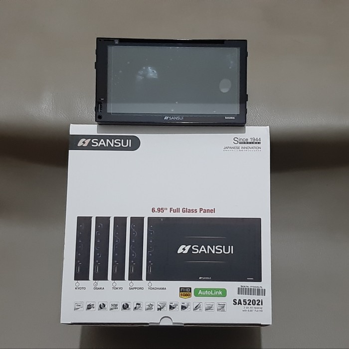 Head unit double din SANSUI SA5202i SA 5202i OSAKA full glass panel