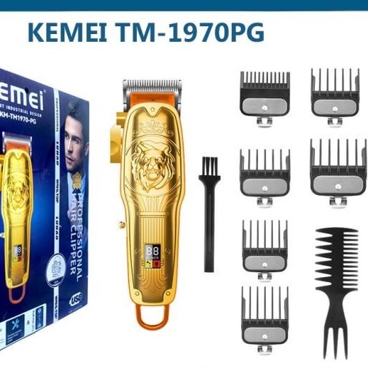 COD Alat Cukur Rambut KEMEI KM TM-1970 pg hair clipper Professional / Mesin Cukur Rambut Kemei TM 1970PG / Cukuran Rambut Kemei KM-1970