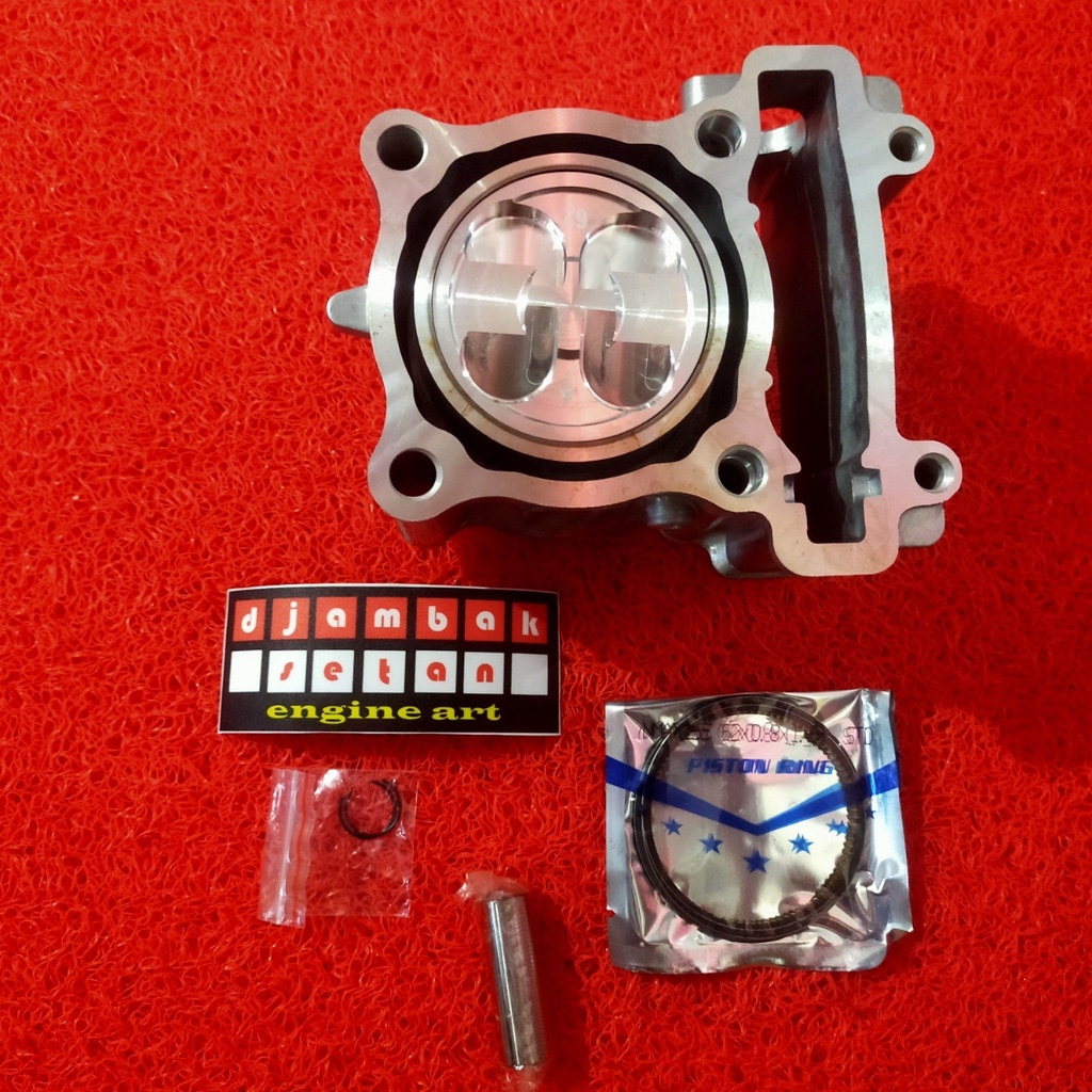 paket bore up blok jupiter MX vixion R15 62mm 177cc