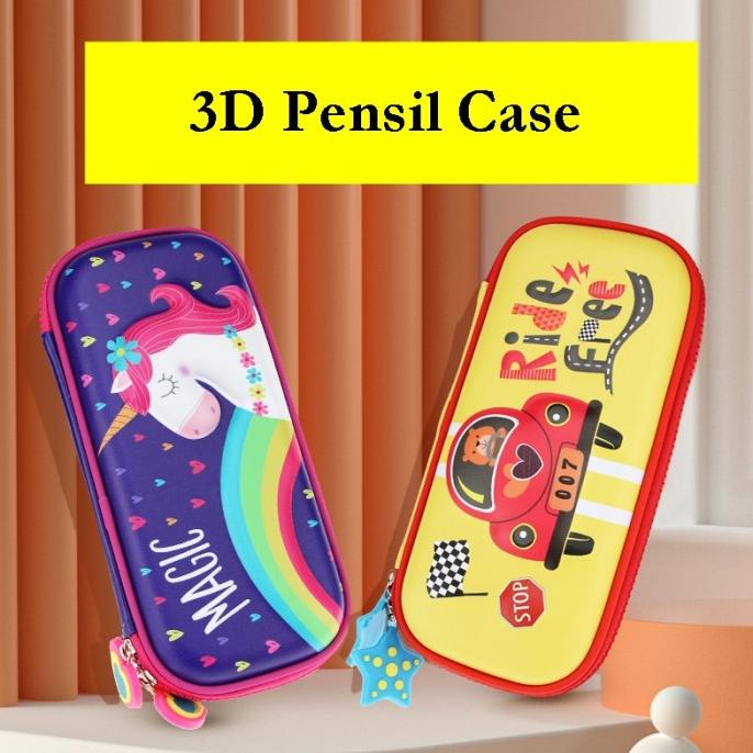 

Tempat Pensil Anak Kotak Pensil 3D Timbul Tepak Lucu Cute Pencil Box