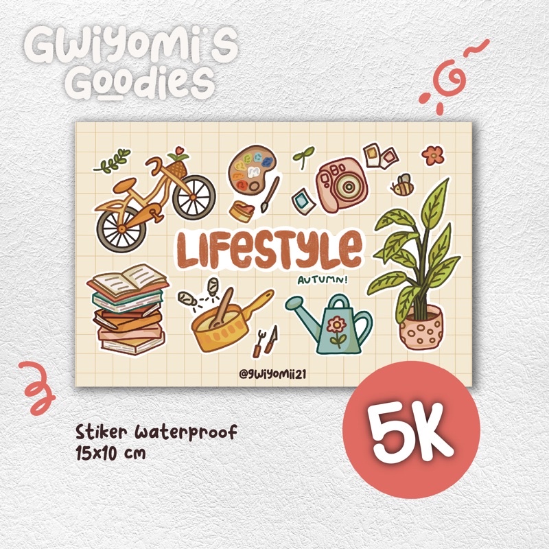 

Stiker korean waterproof autum edition