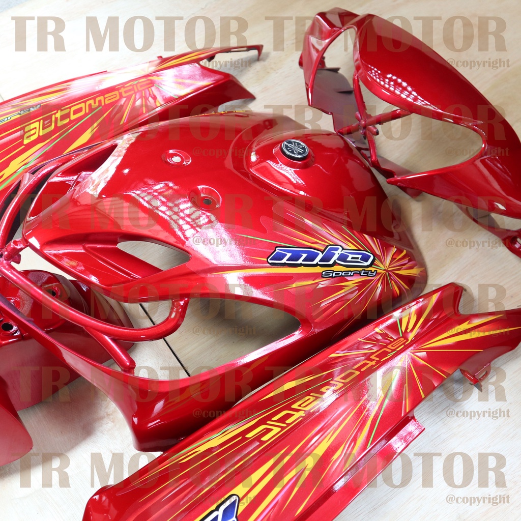 Body Mio Sporty Full Set 2008 Merah Body Halus Mio Sporty Mio New