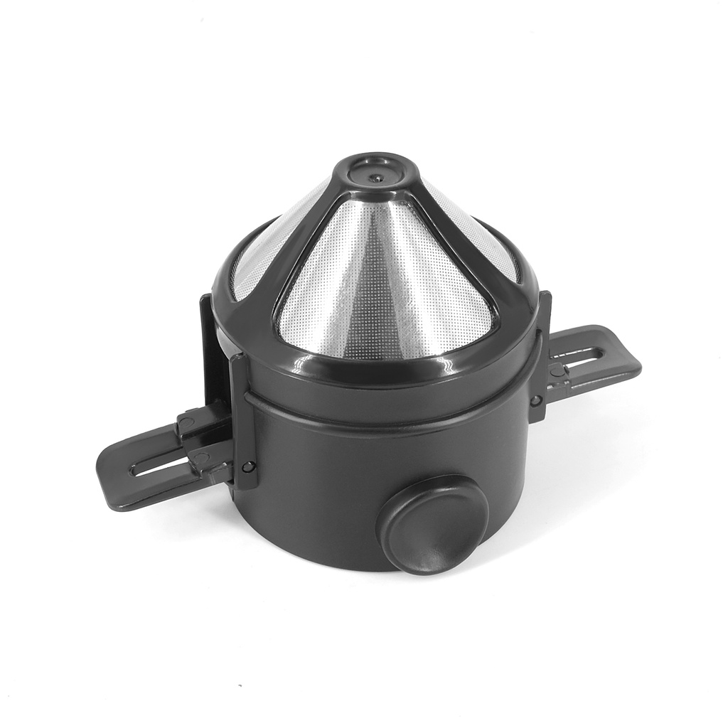 ღ Portabel Lipat Kopi Filter Kopi Reusable Saringan Kopi Teh Pemegang Stainless Steel Teh Infuser Pembuat Kopi Dripper Kopi aksesoris