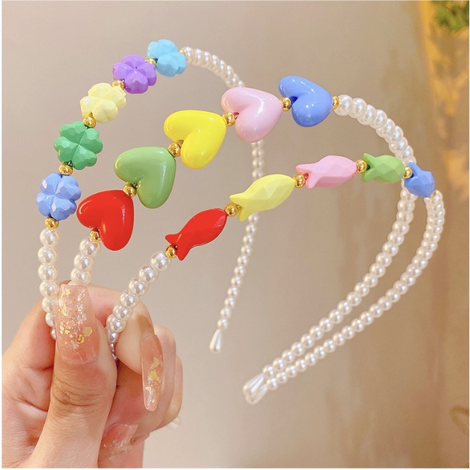 babyfit bando anak perempuan  T-BEADS hiasan rambut anak perempuan import zx-1108