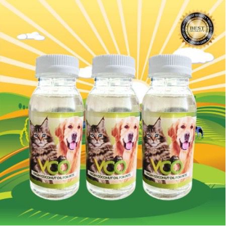 VCO Botol 100mL~Minyak VCO Obat Jamur/Scabies/Diare/Koreng Anabul