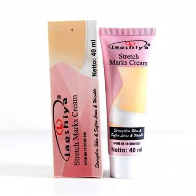 PENGHILANG STRECHMARK LAOSHIYA STRETCH MARKS CREAM ORIGINAL BPOM