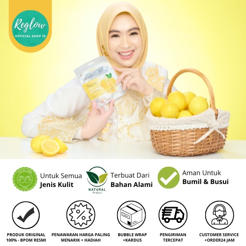 PAKET RESELLER Masker Reglow Skincare Original dr. Shindy 50 Pcs Kirim Seluruh Indonesia