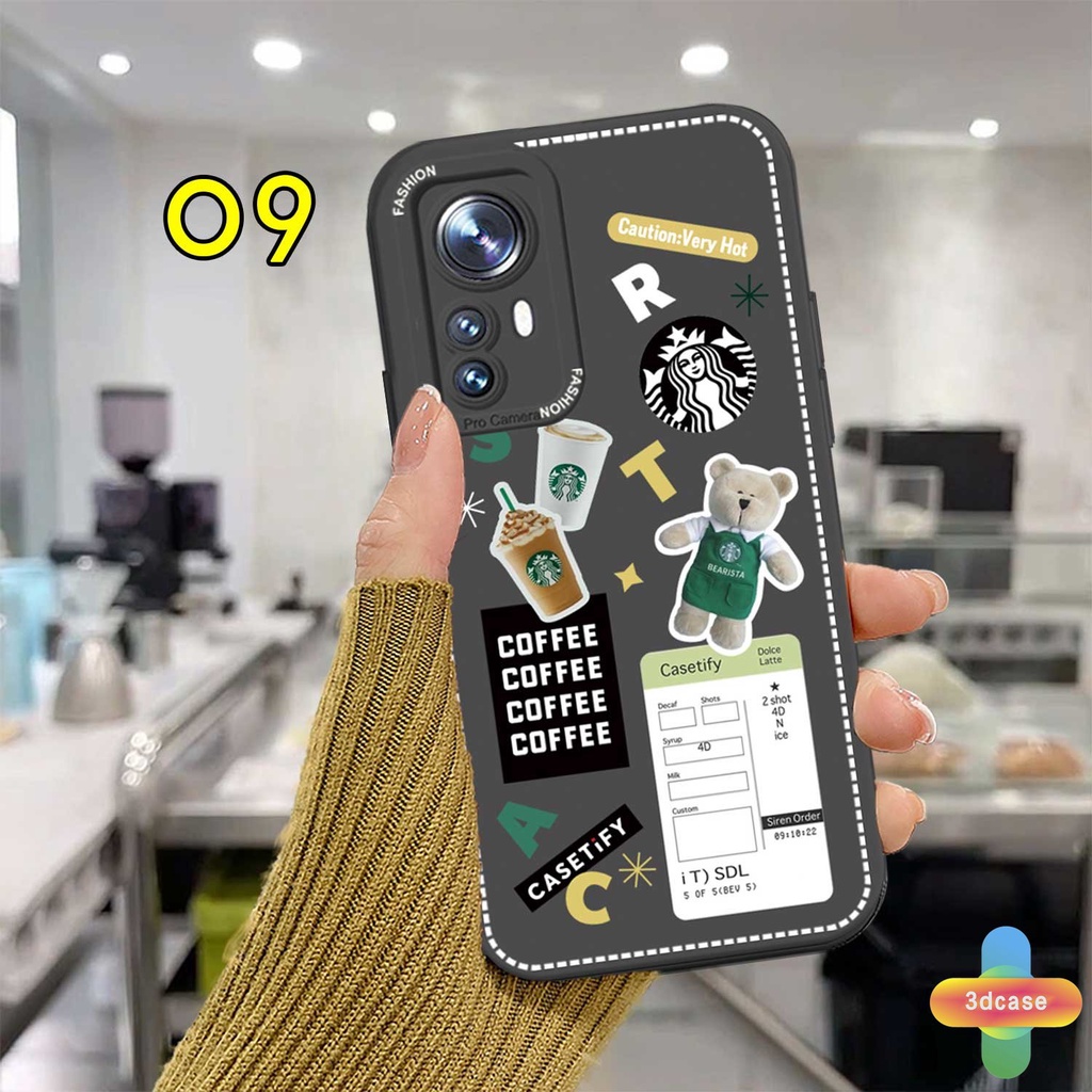 Soft Case TPU Motif Angel Eyes Starbucks Untuk Xiaomi Redmi Note 10 PRO MAX 9 8 10 10S 9 PRO MAX 11 9S POCO C3 C31 X3 NFC X3 PRO