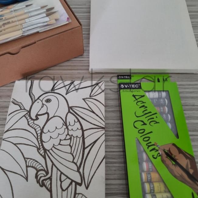 

Paket C Lukis Kanvas Gambar Painting for Kids Art