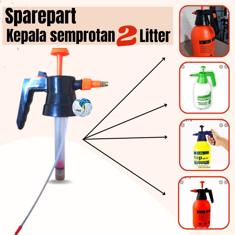 Botol Semprotan 2 litter Head Kempala Semprotan Mandi Burung Tanaman Desinfektan