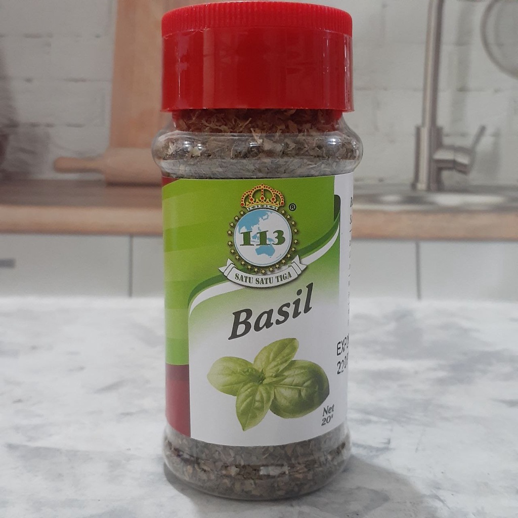 

Rempah Basil Djelita 113 kemasan 20g