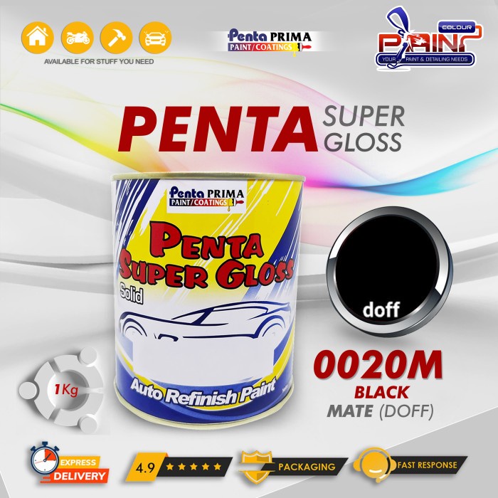 Cat Duco PENTA SUPER GLOSS BLACK DOFF 0020M - NC Black DOFF