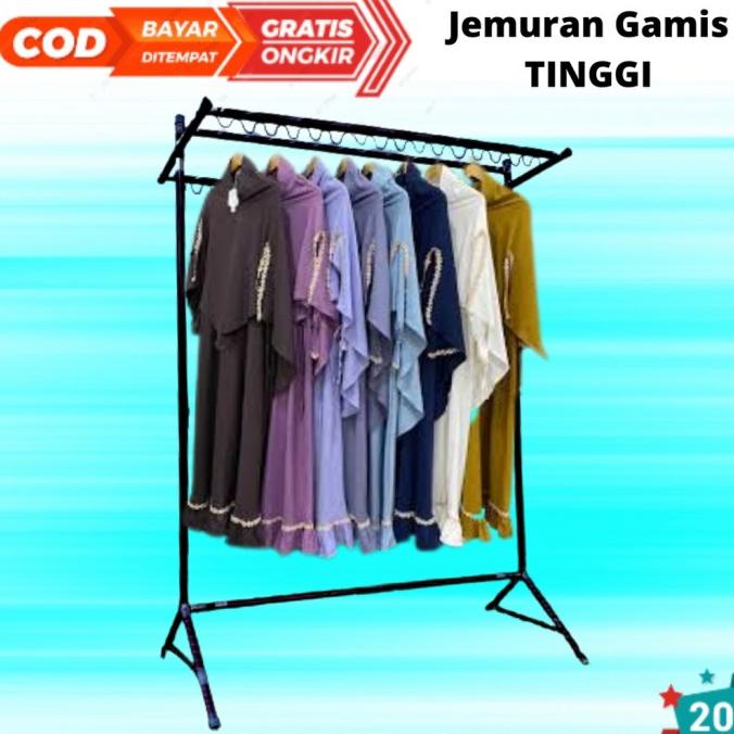 JEMURAN BAJU GAMIS BESI,JEMURAN PAKAIAN BESI TINGGI,JEMURAN BESI MODEL RGF69465FD