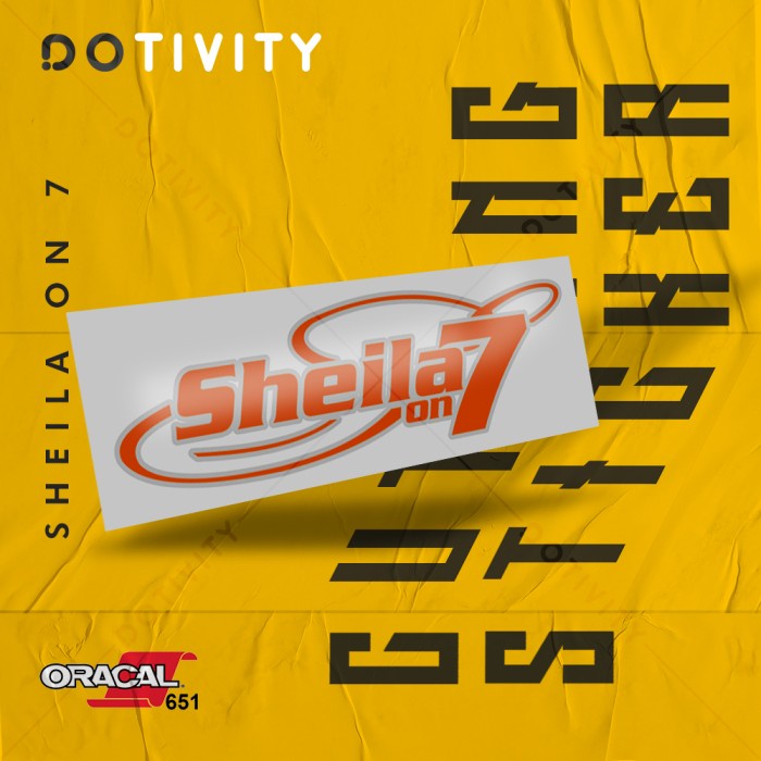 

Cutting Sticker SHEILA ON 7 V2