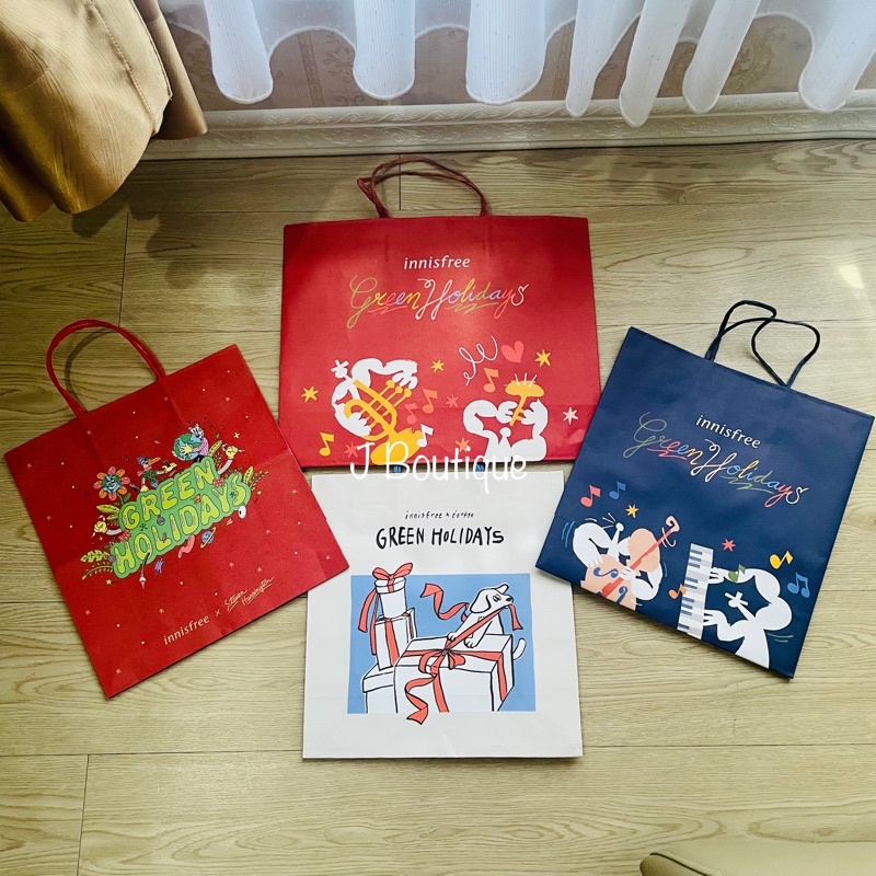 

Paper Bag Innisfree Paperbag Reusable Recycled Goodie Bag Tas Kertas