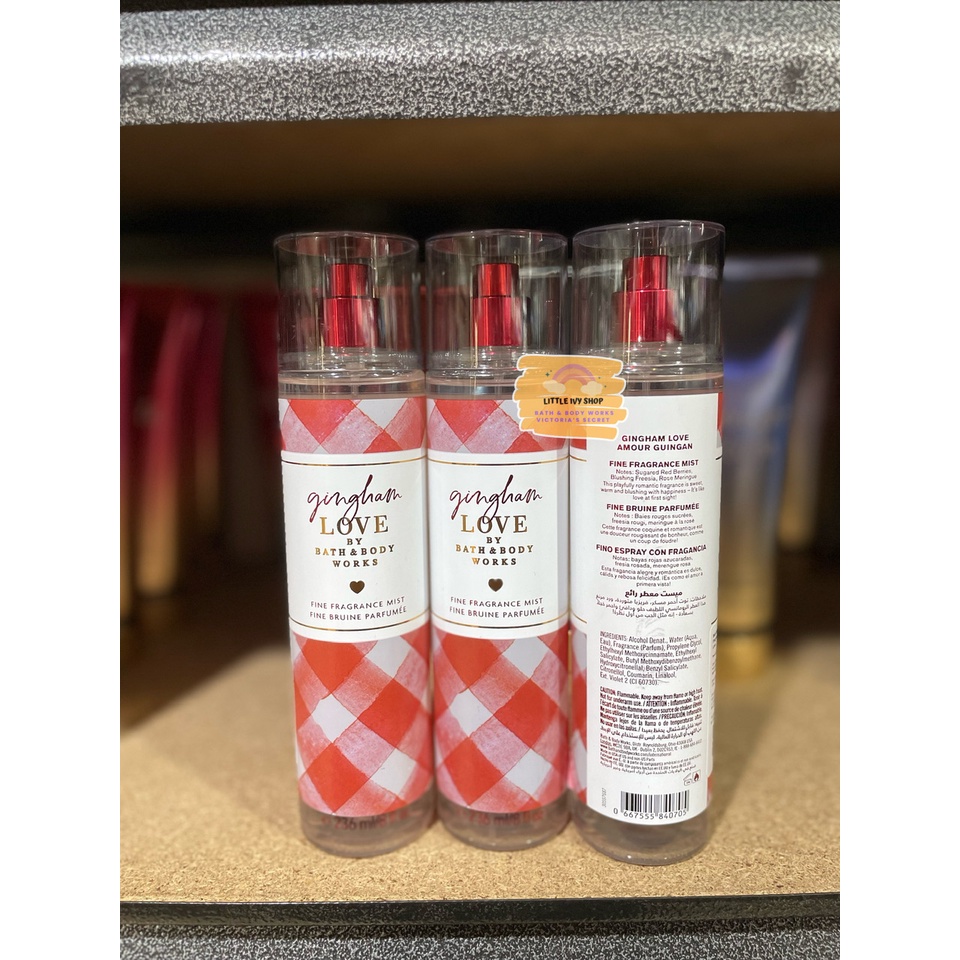 Bath & Body Works bbw gingham love mist 236ml parfum perfume