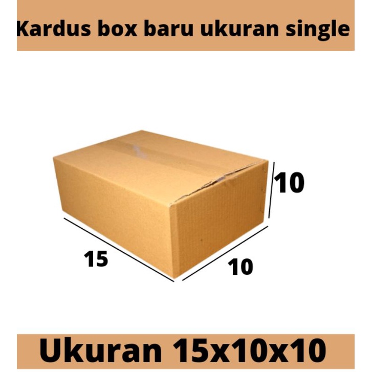 

Termurah kardus Packaging Box Polos Uk 15x10x10