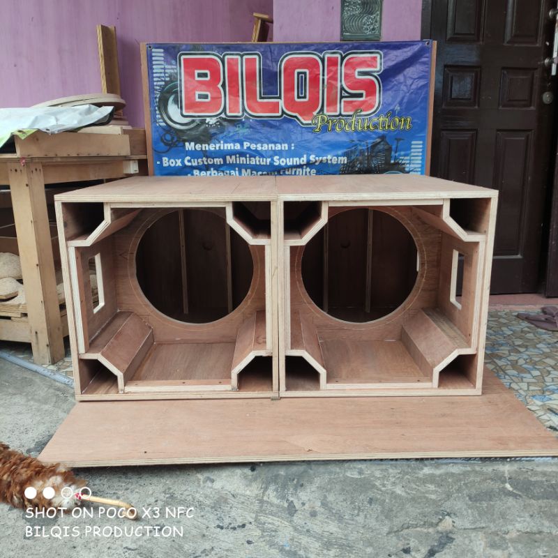 Box speaker planar brewog single 18 inch