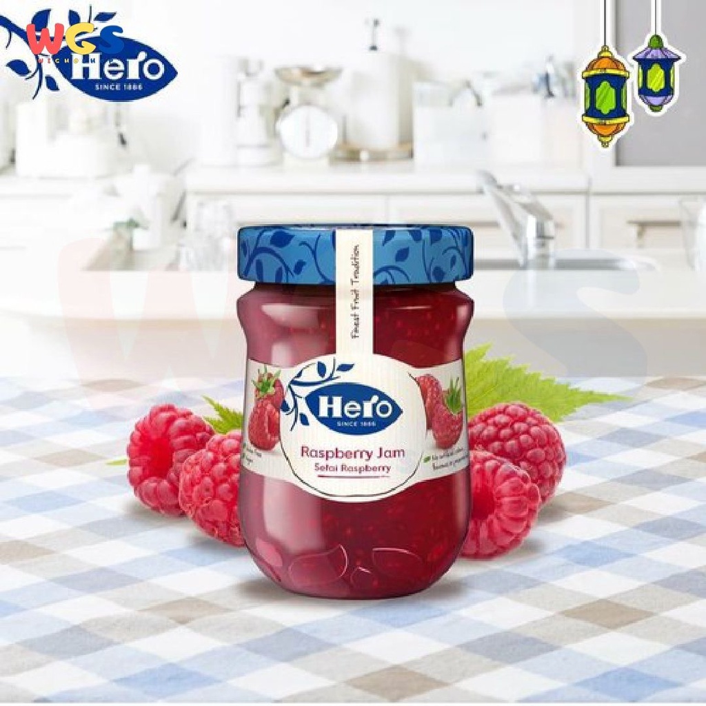 Hero Selai Strawberry Jam No Artificial Colours Spread 340g