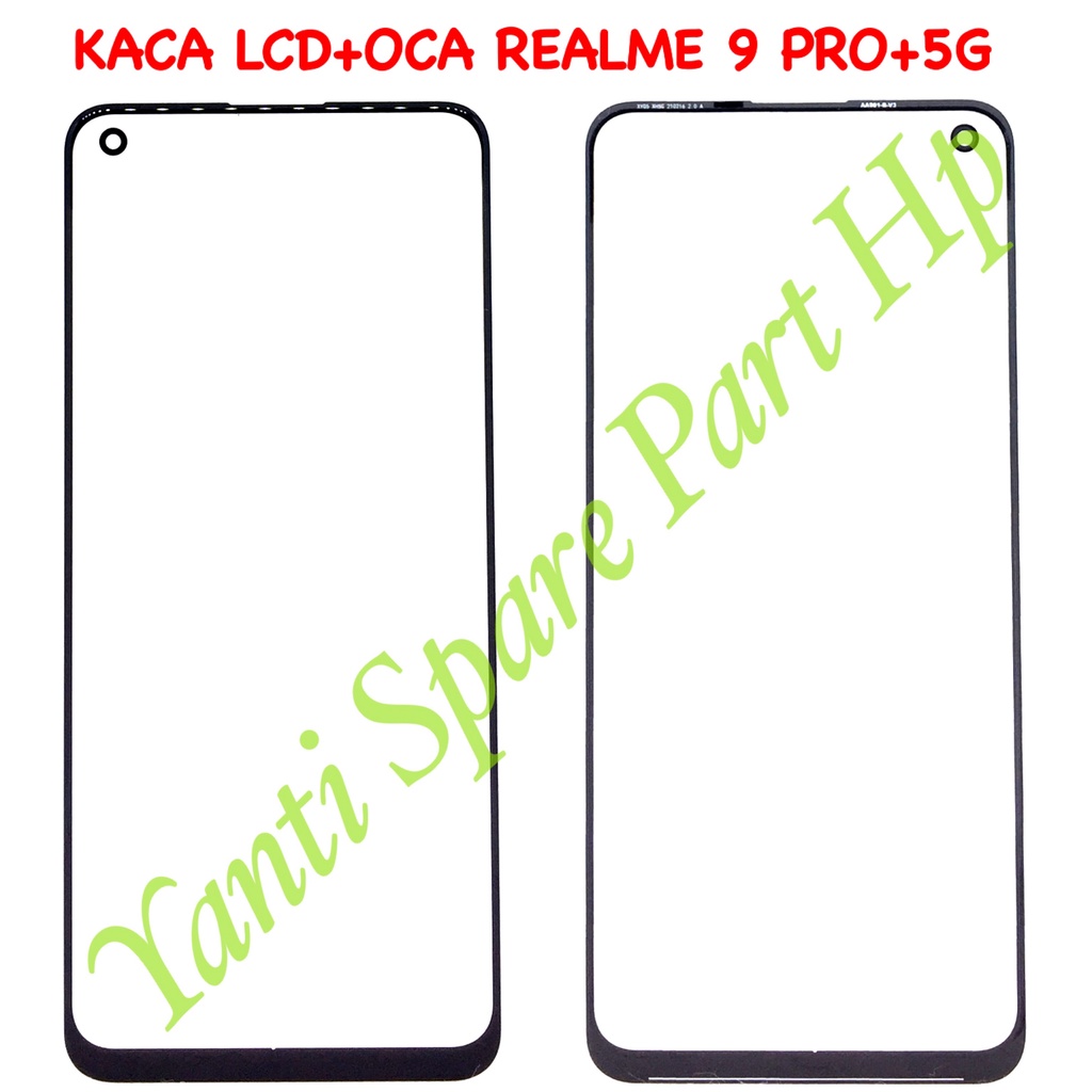 Kaca Lcd Plus Oca Realme 9 Pro Plus 5G RMX3392 RMX3393 Original Terlaris New