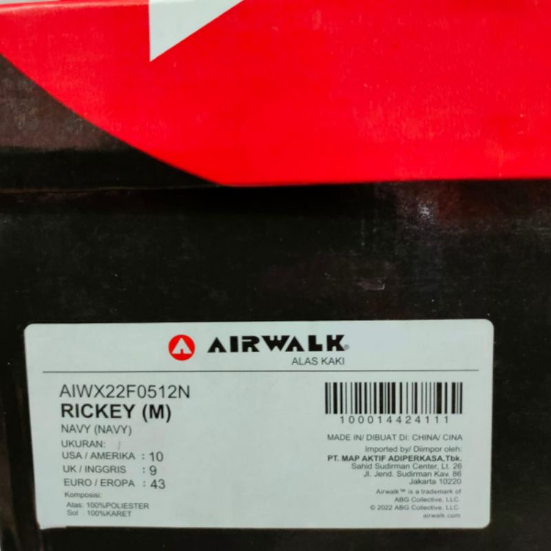 Sepatu Airwalk Rickey Men's Shoes Original