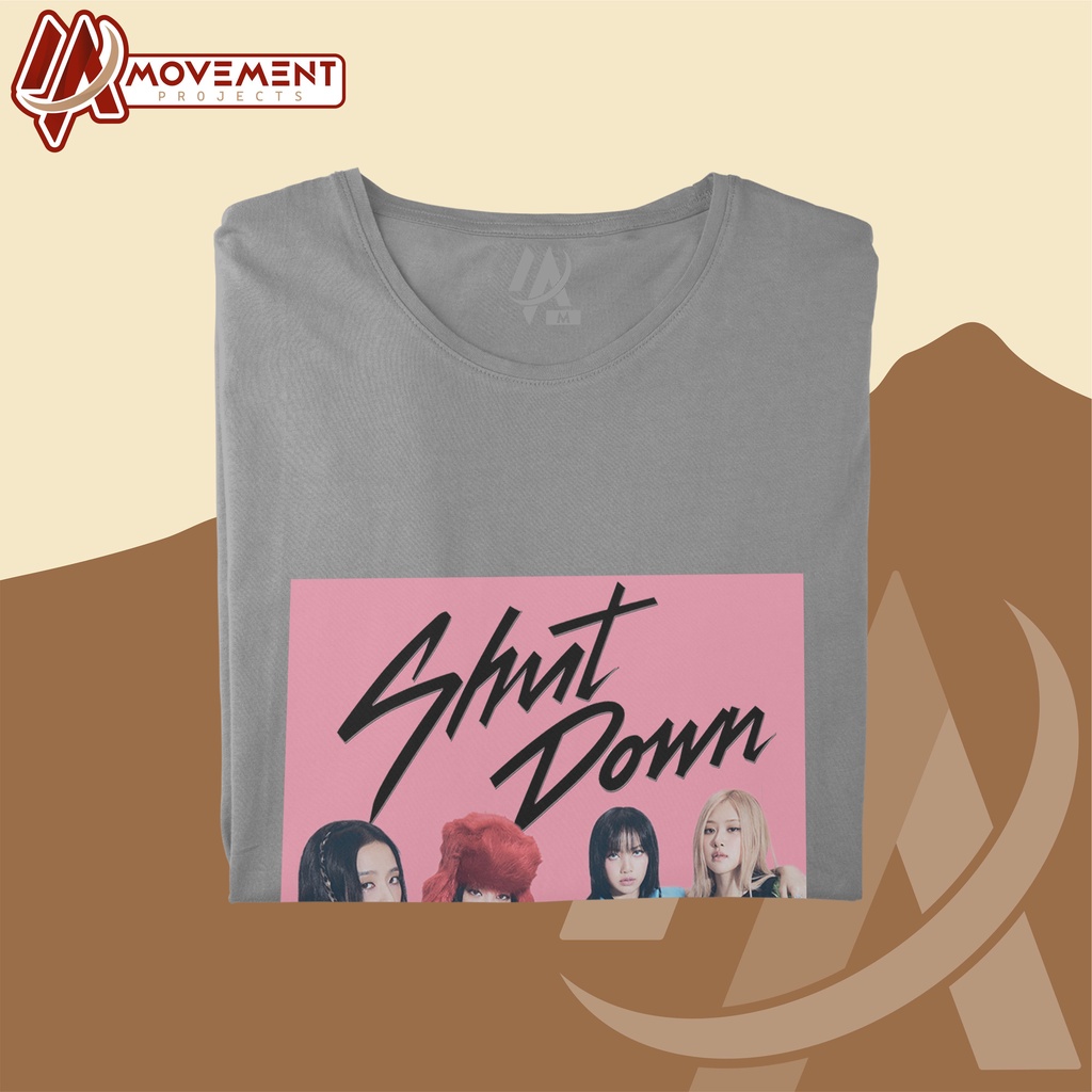 [PREMIUM] KAOS &quot;SHUT DOWN&quot; VER.1 BLACKPINK WORLD TOUR 2022