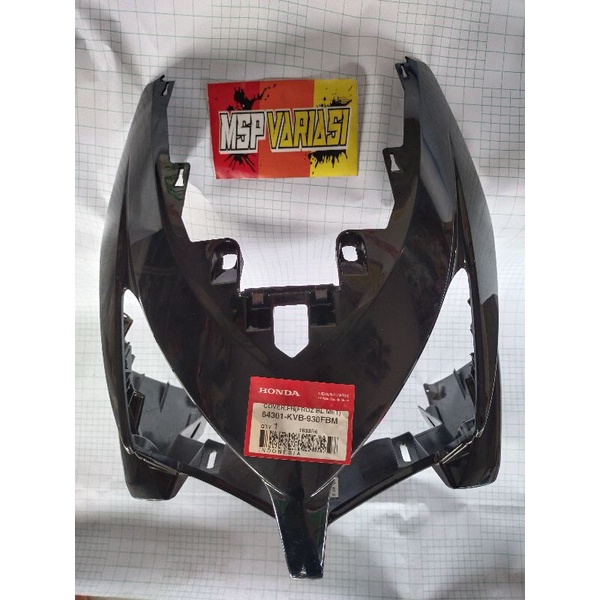 original 64301 KVB 930FMB Cover FR BLK. COVER lampu. Panel Besar Honda Vario Karbu old lama HITAM