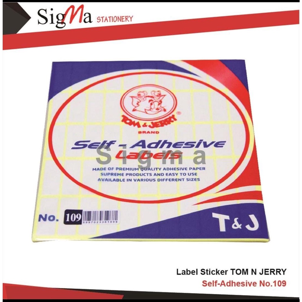 

Tom n Jerry Label Putih 109 (Pad)