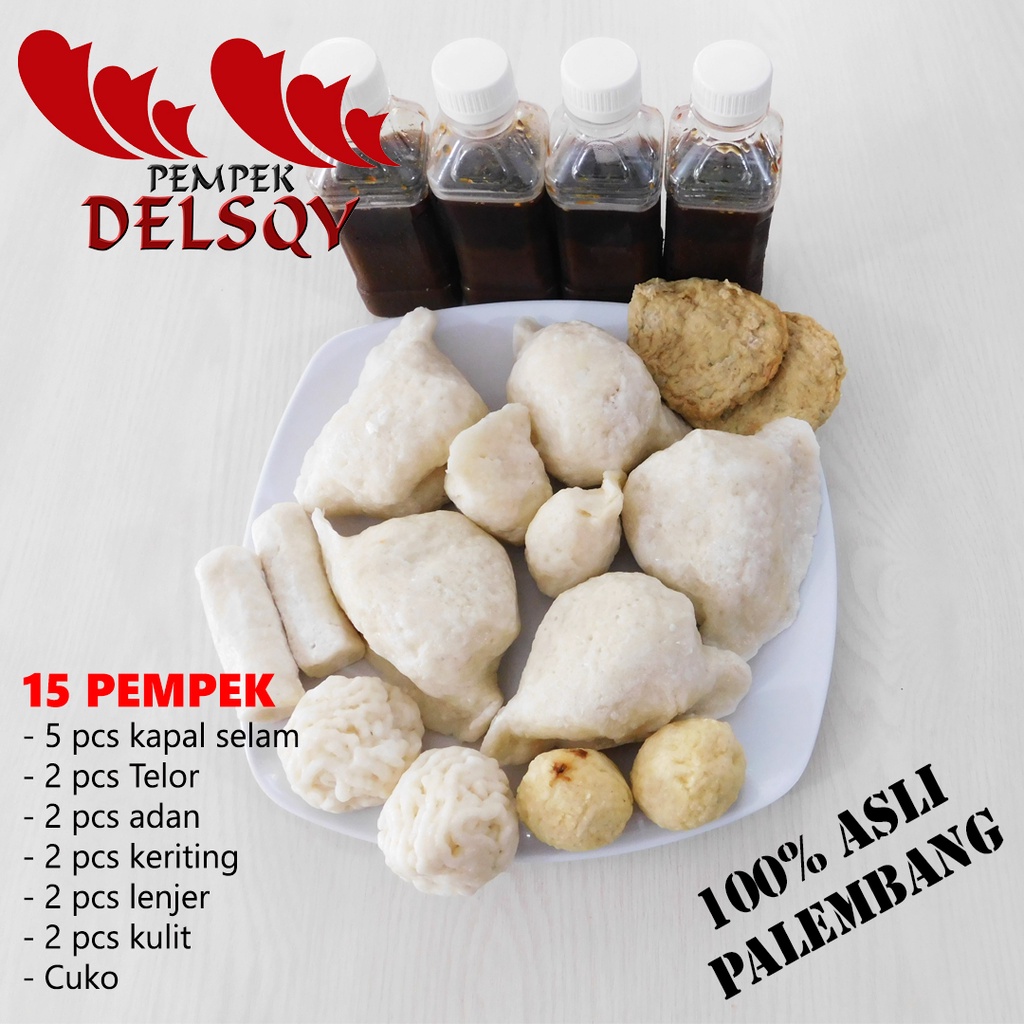 

150 pcs Pempek Delsqy, Paket Jualan, 100% Asli Palembang, Pempeknya Artis