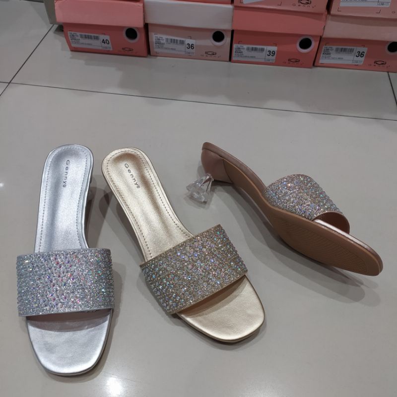 sandal pesta simple Genny hak 3cm