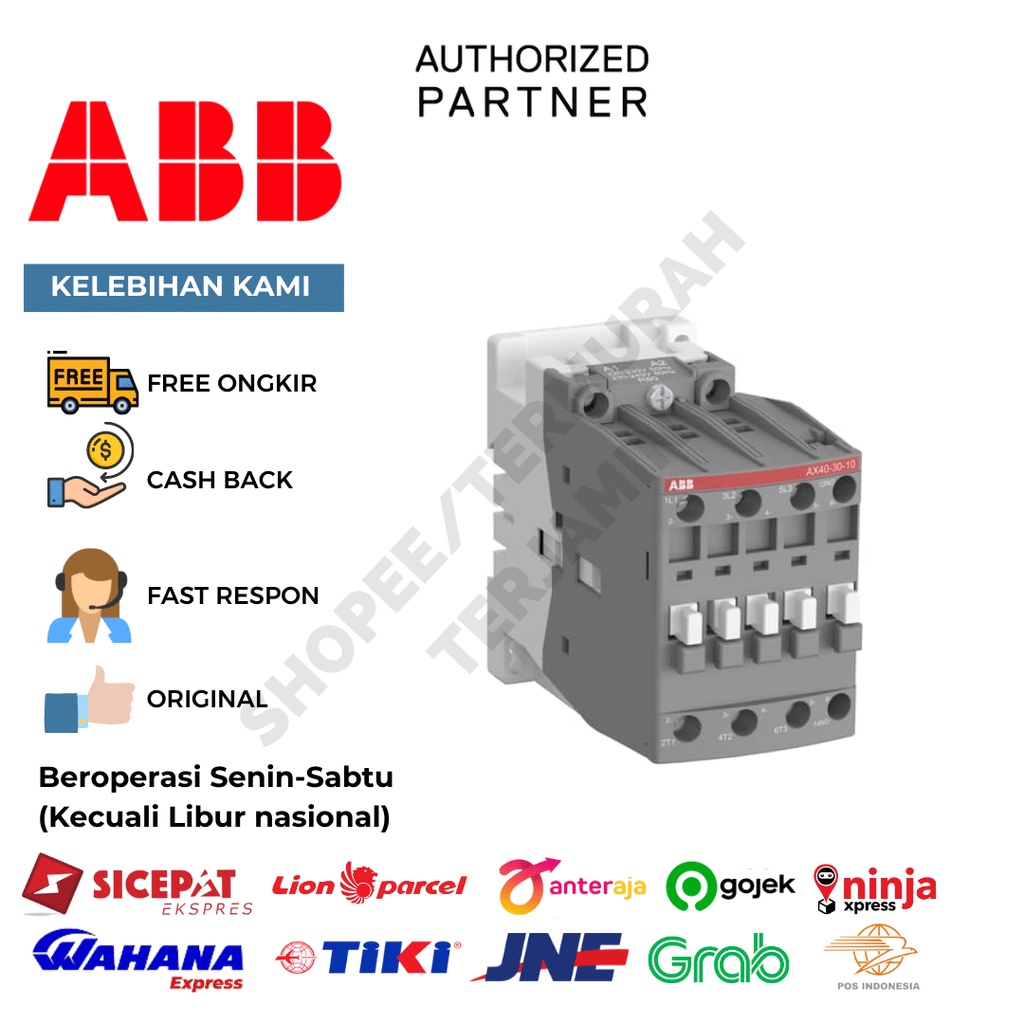 ABB KONTAKTOR CONTACTOR AX32-30-01 220-230V 1SBL281074R8001