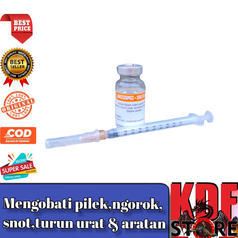 Lincospec 200 ( 10 ml ) + spuit 1 ml