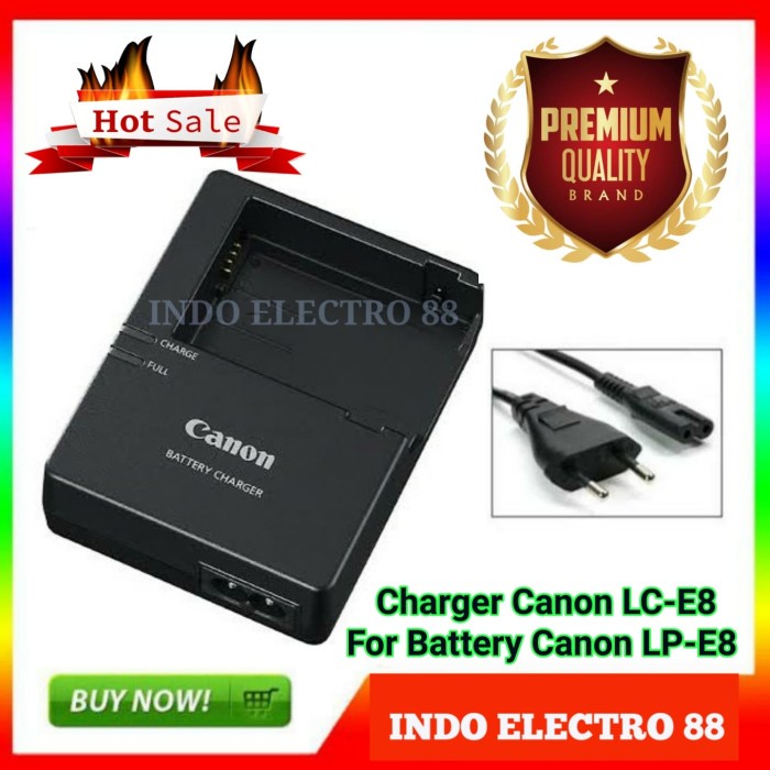 CHARGER CANON LC-E8 FOR CANON BATTERY LP-E8