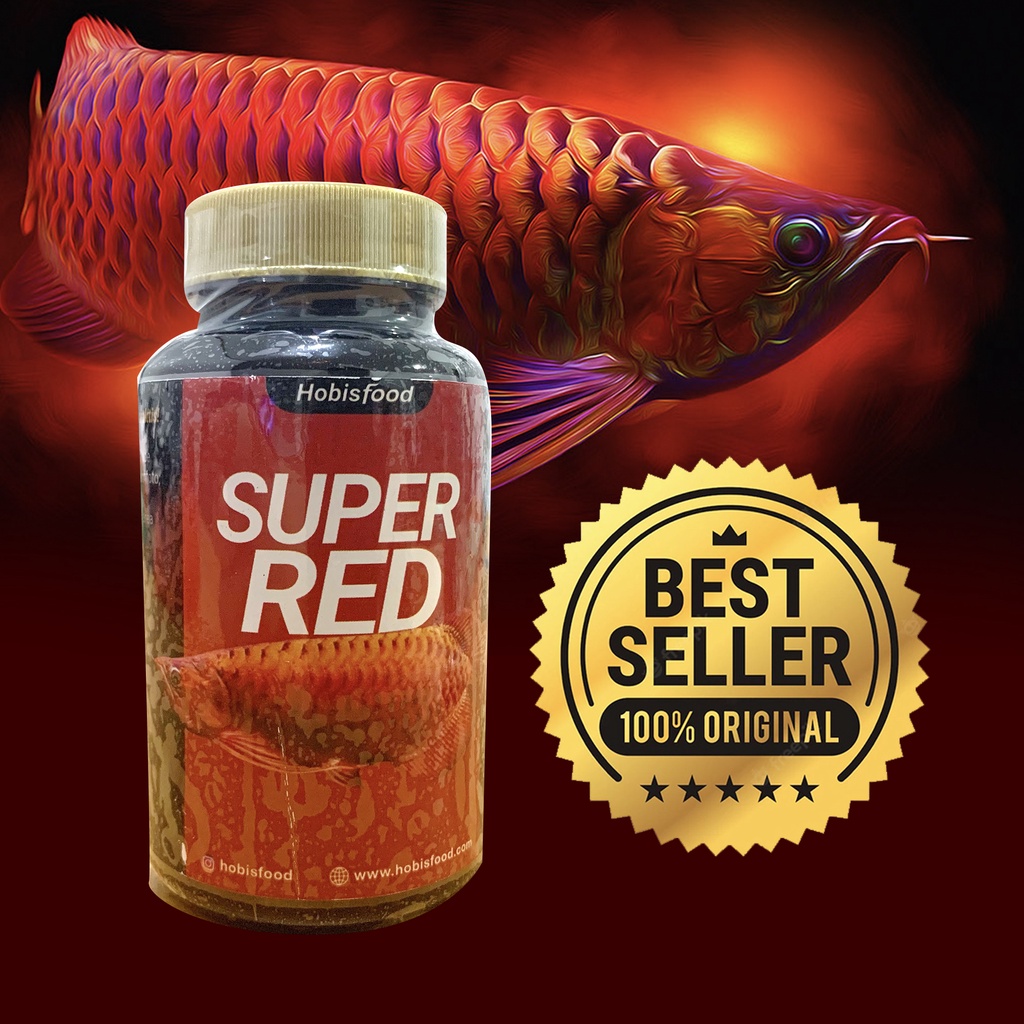 Pelet Ikan Arwana Makanan Pakan Ikan khusus Arwana Super Red