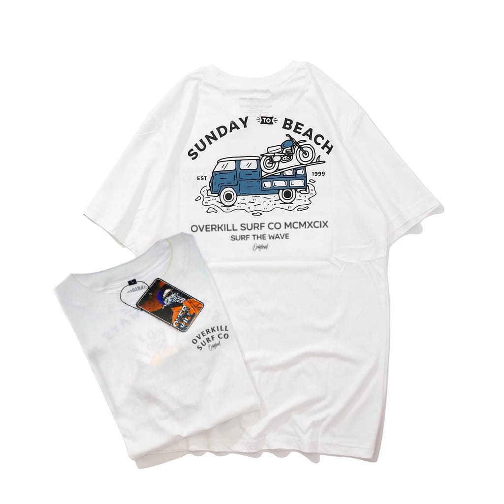 kaos distro surfing baju distro cowok cewek kekinian