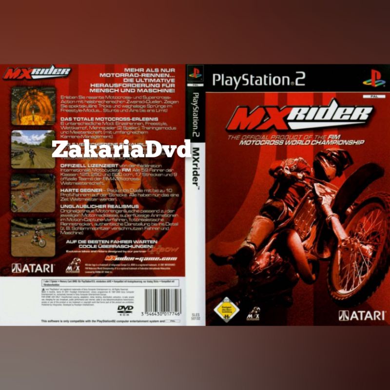 Kaset Ps 2 MXRIDER