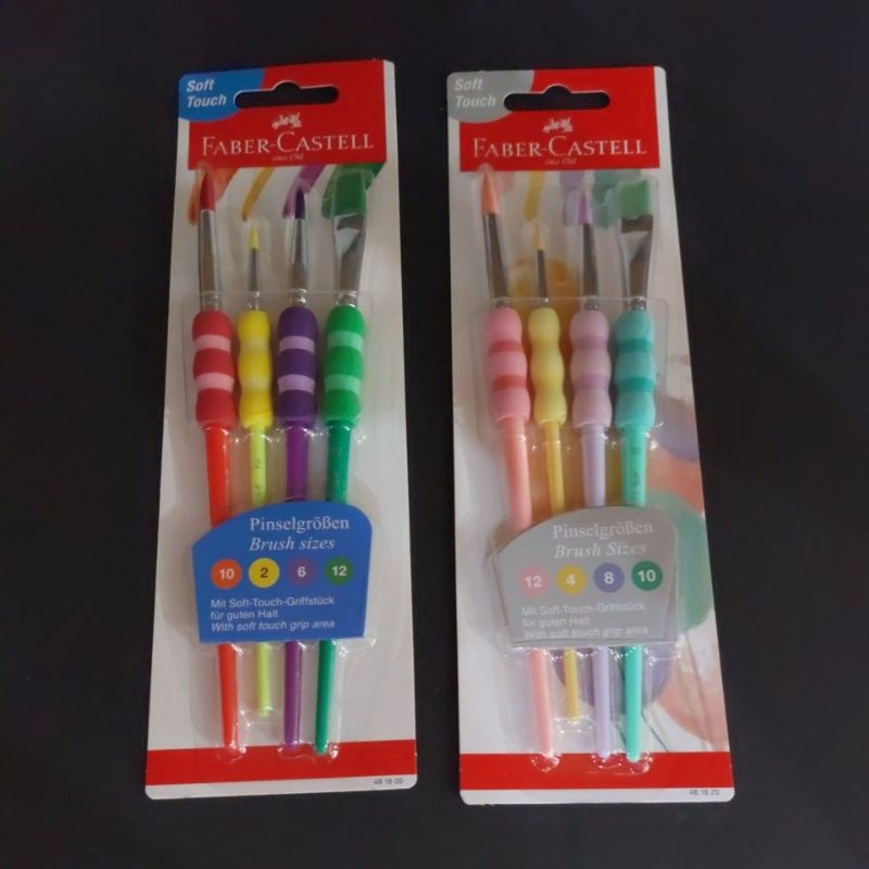 

Kuas lukis set cat grib brush set faber castel colours