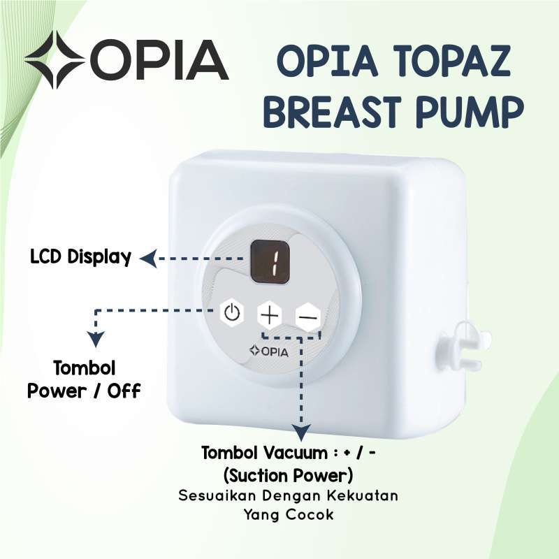 TOPAZ Breast Dump OPIA (Pompa ASI ibu menyusui elektrik)