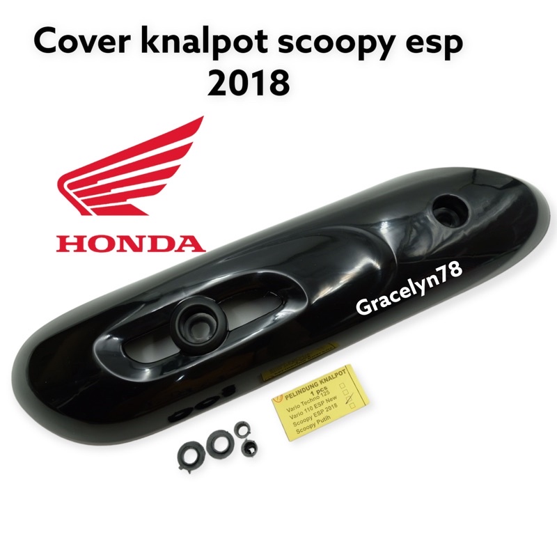 cover knalpot scoopy esp 2018 tameng knalpot scoopy esp 2018 tutup knalpot scoopy esp 2018