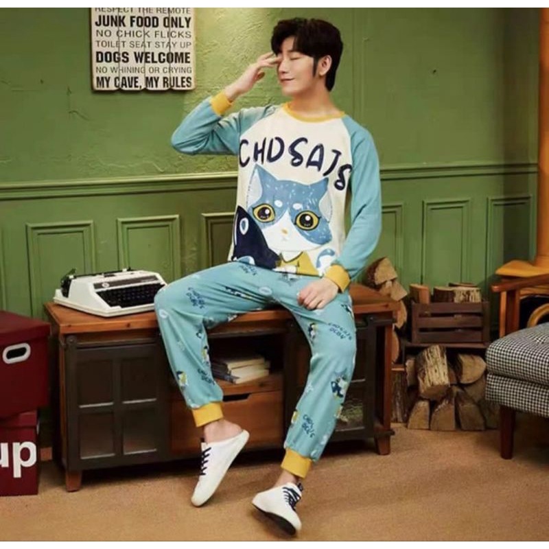 Piyama Cowok Dewasa Import PP/Piyama Baju Tidur Pria Dewasa Import