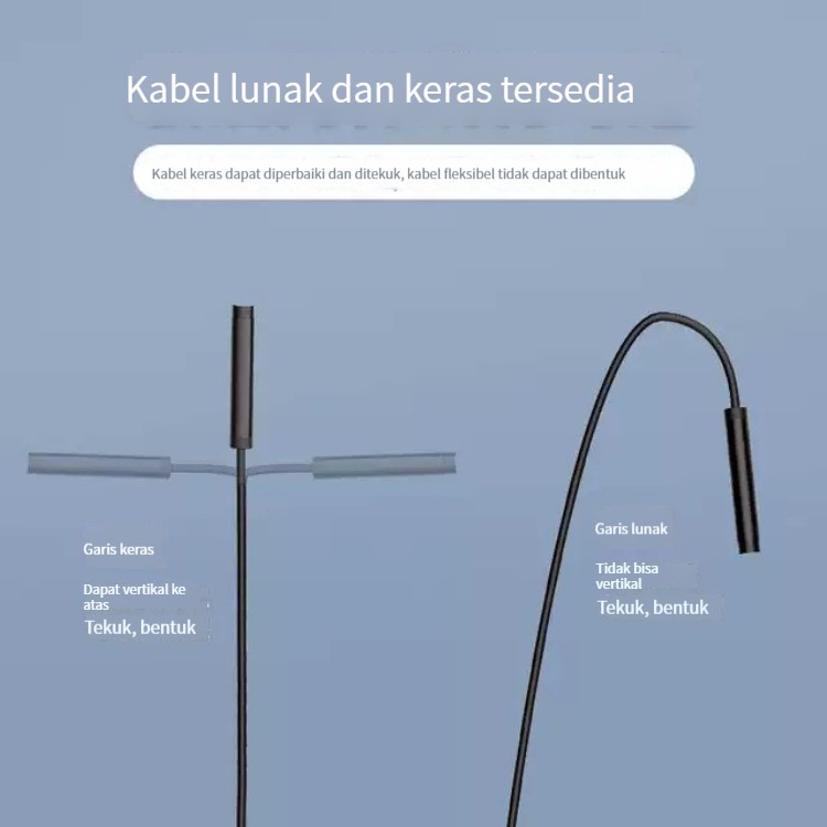 (Stok, Dikirim dari Jakarta) ENDOSCOPE KABEL Camera Android 5M 5.5MM LENS Pengintai Android