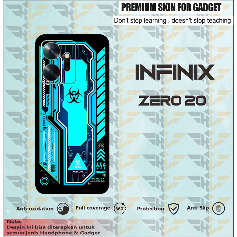 GARSKIN HANDPHONE 2 PCS INFINIX ZERO 20 BLUE
