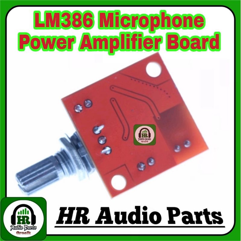 LM386 Board Amplifier Electret Microphone Gain 200 Times DC 3.7v-12v