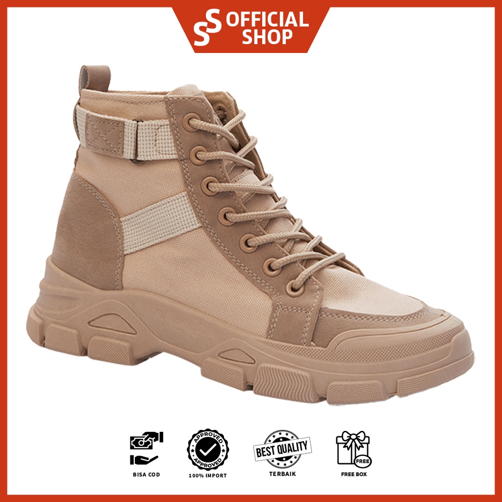 [ORIGINAL BER-HOLOGRAM] SNEAKYSHOES LIZZA SEPATU SNEAKERS BOOTS WANITA IMPORT D01