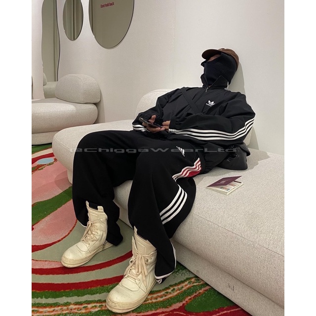 CHIGGABLCG x Adidas Wide Leg Track Pants AW22